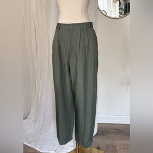Vintage Sage Green Trousers
